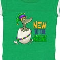 thumbnail image 4 of Inktastic New to the Krewe Mardi Gras Baby Alligator Boys or Girls Baby Bodysuit, 4 of 5