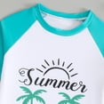 thumbnail image 6 of Tiijoy Boys Swimwear Long Sleeve Rashguard Swim Shorts Swimsuit, 2-Piece, Sizes 3-7, 6 of 8