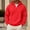 Red, variant on Sorvello Quarter Zip Pullover Men Oversized Long Sleeve 1/4 Zip Sweatshirt Hoodie Casual Lightweight Athletic Workout Hoodies Black L