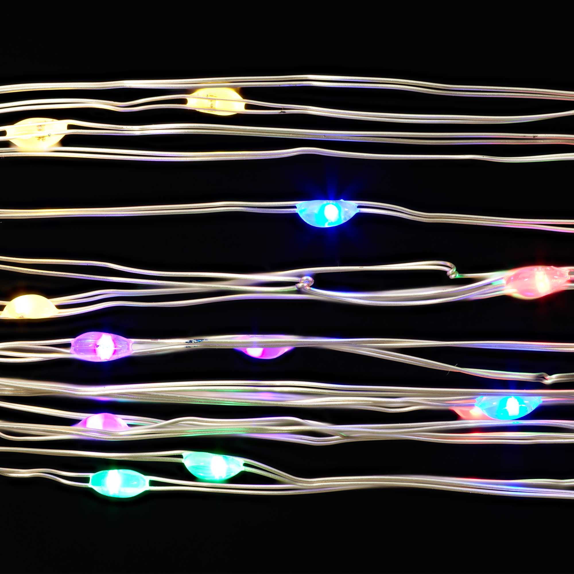 Party Led Lights Battery Operated. 50 Clear Color Christmas 