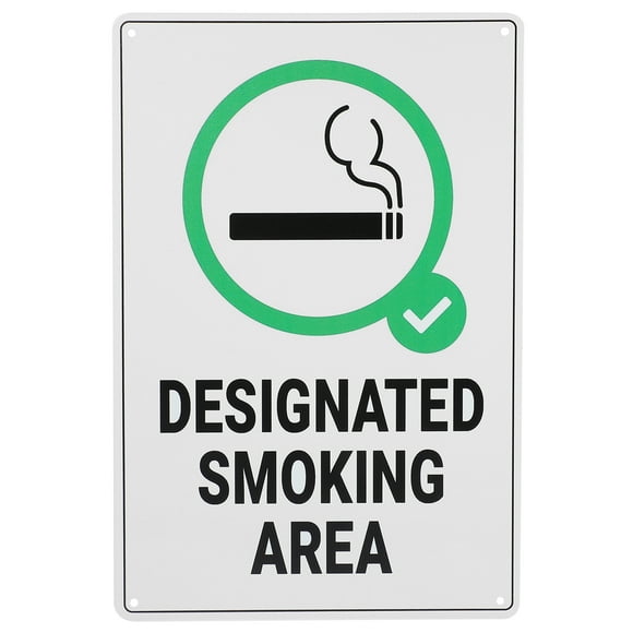 Household Smoking Area Signboard Clear Printing Smoking Area Signboard Practical Public Signboard