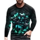 thumbnail image 1 of Blusa de manga larga con estampado de cuello redondo para hombre Pompotops  oipoqjl6510, 1 of 3