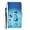 Blue Butterfly, variant on Allytech Samsung Galaxy A53 5G Case, PU Leather Colorful Pattern Flip Folio Stand Magnetic Closure Hand Wrist Cards Slots Wallet Case Cover for Samsung Galaxy A53 5G - Bling Sand