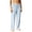 hgg260-Blue, variant on Women's Modal Stripe Lounge Pants, Straight Leg with Cooling Soft Fabric and Side Pockets for Sleepwear Comfort