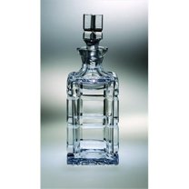 Majestic Gifts BL-153 Blossom 28 oz. Crystal Square Decanter