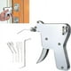 thumbnail image 1 of Juego de herramientas para reparación de candados, abridor de puertas para práctica de cerrajería, herramientas de ganzúas con cabezal de salto potente., 1 of 5