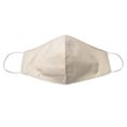 thumbnail image 4 of Reusable Muslin White Tones Cotton Fabric Washable Fashion Face Masks Set of 3, 4 of 8