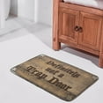 thumbnail image 4 of Definitely Not A Trap Door Doormat, Funny Doomat, Joke Rug Decor Room, Classic Mat, Doormat Gift For Friends, Welcome Doormat,Home Decor,Front Back Door Mat,Coral Velvet Rug 17”x30”, 4 of 7