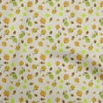 thumbnail image 1 of oneOone Viscose Jersey Peach Fabric Autumn Quilting Supplies Print Sewing Fabric By The Yard 60 Inch Wide, 1 of 4