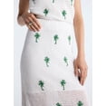 thumbnail image 5 of Free Assembly Women's Embroidered Knit Cotton Pencil Midi Skirt, Sizes XS-XXL, 5 of 6