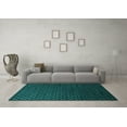 thumbnail image 3 of Ahgly Company Indoor Rectangle Oriental Turquoise Blue Industrial Area Rugs, 4' x 6', 3 of 4