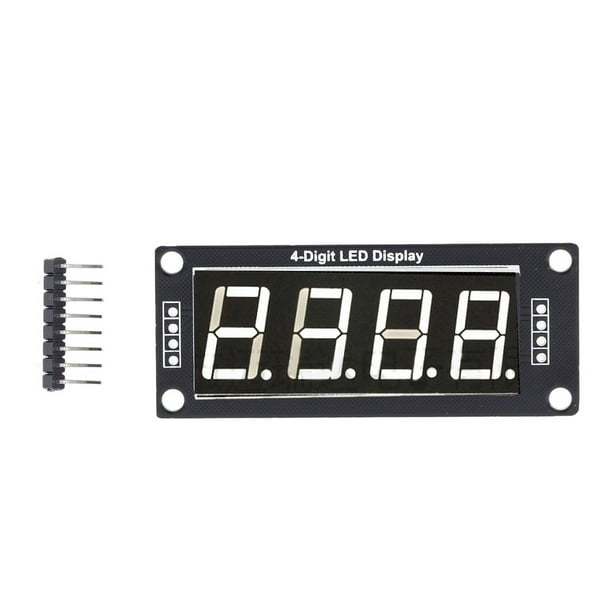 Módulo digital LED, 4 piezas Segmento LED Pantalla de segmento LED digital Segmento de bits Pantalla digital Estándares líderes en la industria NikouMX herramienta