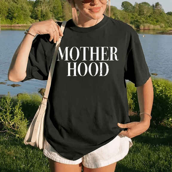 Motherhood Statement T-Shirt – Minimalist Mom Graphic Tee