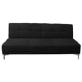 thumbnail image 3 of Sofa Cama Reclinable El Bazar Store New York Terciopelo Negro Futón 3 posiciones Sala, 3 of 7