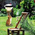 thumbnail image 3 of Estatuilla de animales de resina Artesanía de decoración de patio trasero de Conejo Sharpla estatua de césped en miniatura, 3 of 7