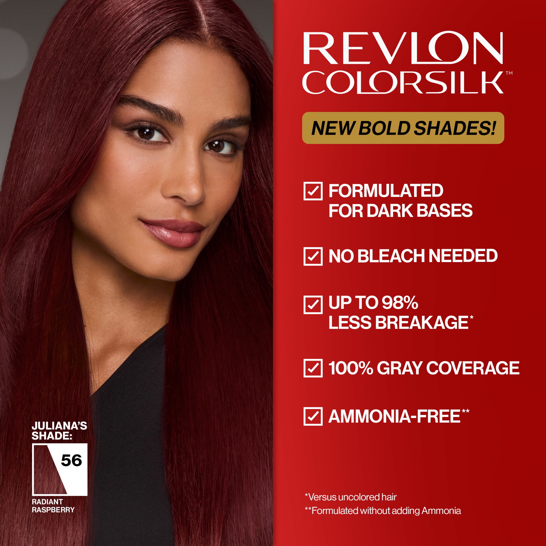 Revlon ColorSilk Permanent Hair Color, Bond Repair Complex, 21 Intense Indigo, 1 pack