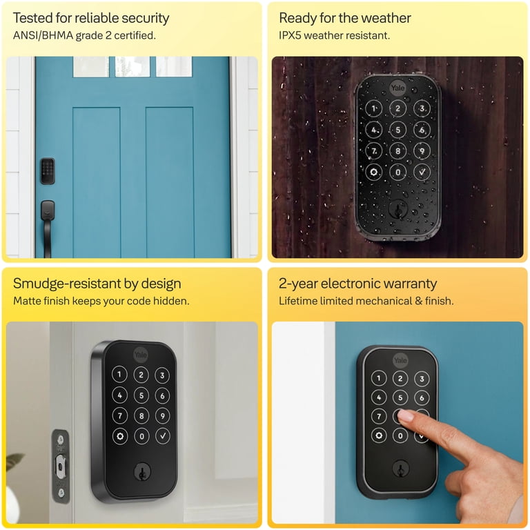 Yale Assure Lock 2 Touchscreen Keypad Deadbolt with Bluetooth photo 5