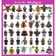 thumbnail image 2 of Figuras Bat Clown Girl Superman Thanos Vision America Scarlet Witch Series Juguetes De Construcción Para Niños, 2 of 4