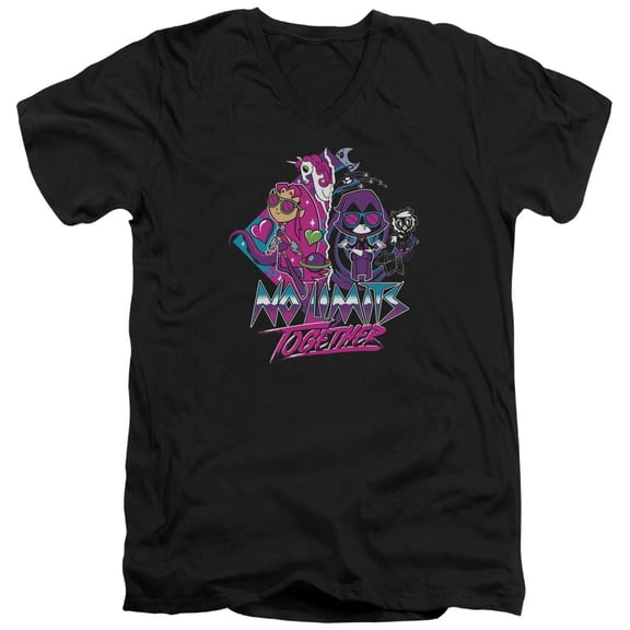 Teen Titans Go To The Movies - No Limits - Slim Fit V Neck Shirt - XX-Large