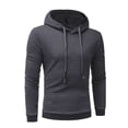 thumbnail image 3 of Sudadera Lisa Hoodie Con Capucha Para Hombre, 3 of 8