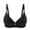 Black, variant on Elainilye Fashion No Underwire Bras for Women Sexy Bra Plus Size and Thin Underwear Comfortable and Breathable Traditional Bra,Black