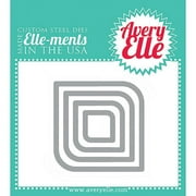 Elle-Ments Dies-Rounded Diamonds, 0.75" To 2.25"