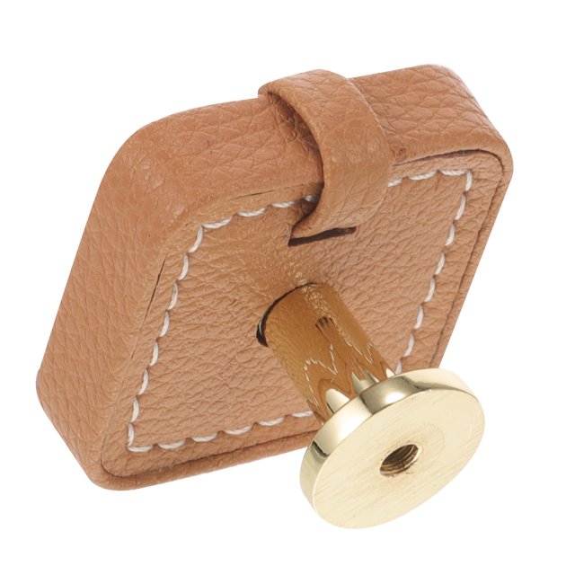 BESTYASH Mango De Cuero Marrón Para Muebles Tirador De Cajón Para Armarios Y Cómodas Elegante Y Duradero