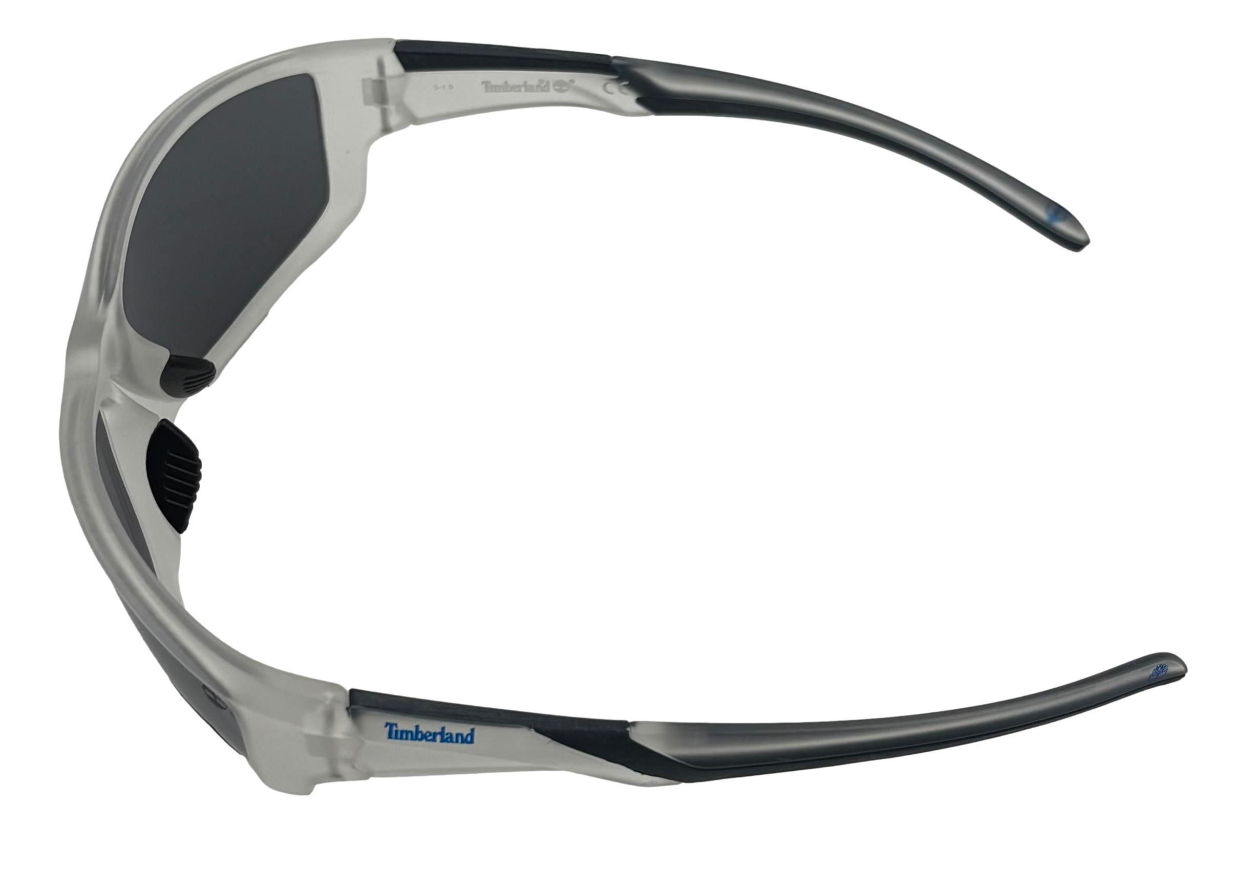 Timberland Mens Crystal Rectangle Plastic Wrap Polarized Sunglass TB7150 26D