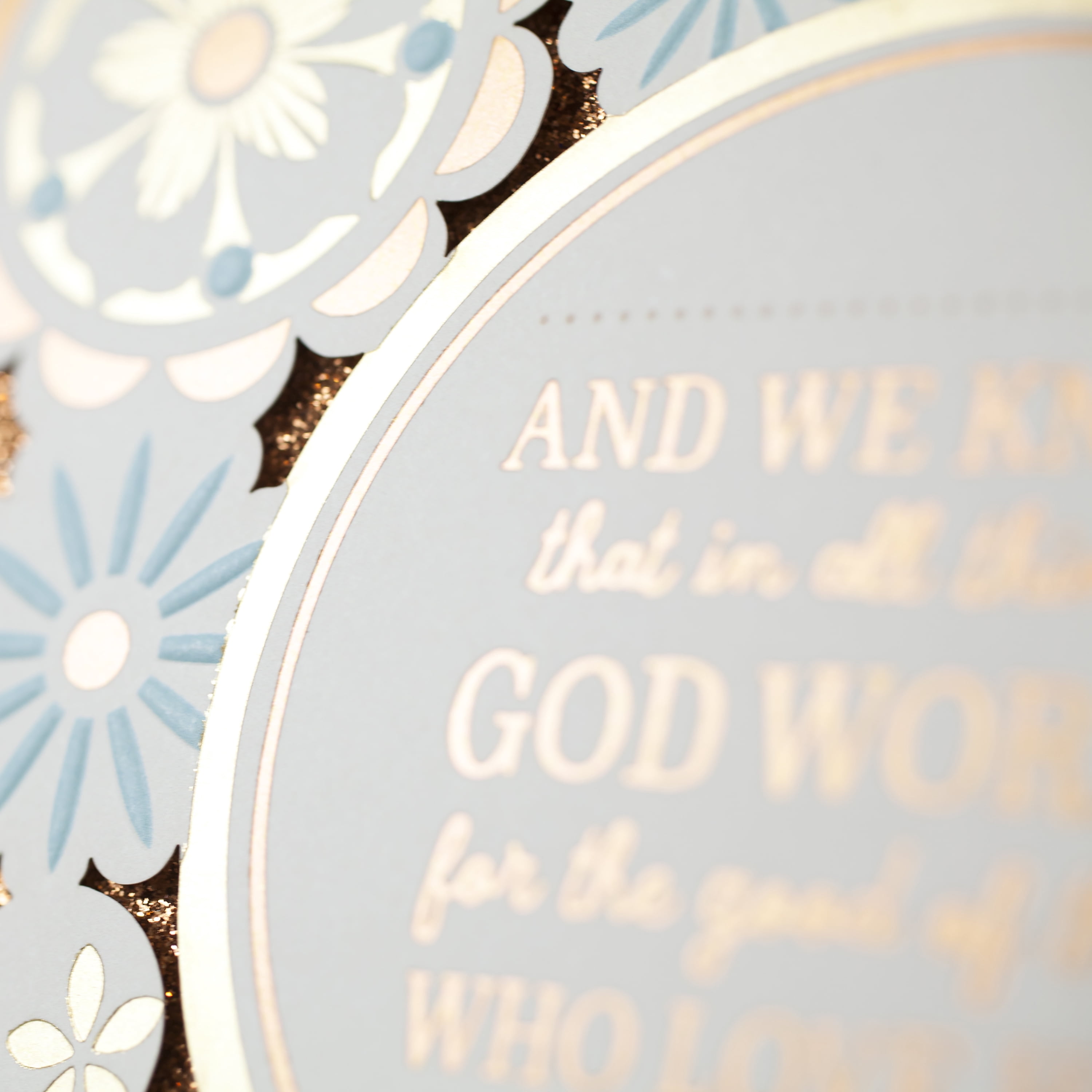 Hallmark Mahogany Religious Thinking of You Card (God Works for the Good)