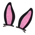 thumbnail image 3 of lionlar Cute Rabbit Ears Headband Felt Hair Hoop for Halloween Carnival Party Favors Style C, 3 of 9