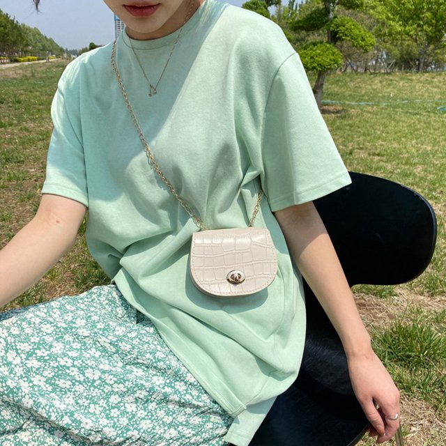Bolso bandolera de piel sintética para mujer bandolera de hombro con Ehuebsd patrón de piedras de Color sólido con cadena y solapa informal