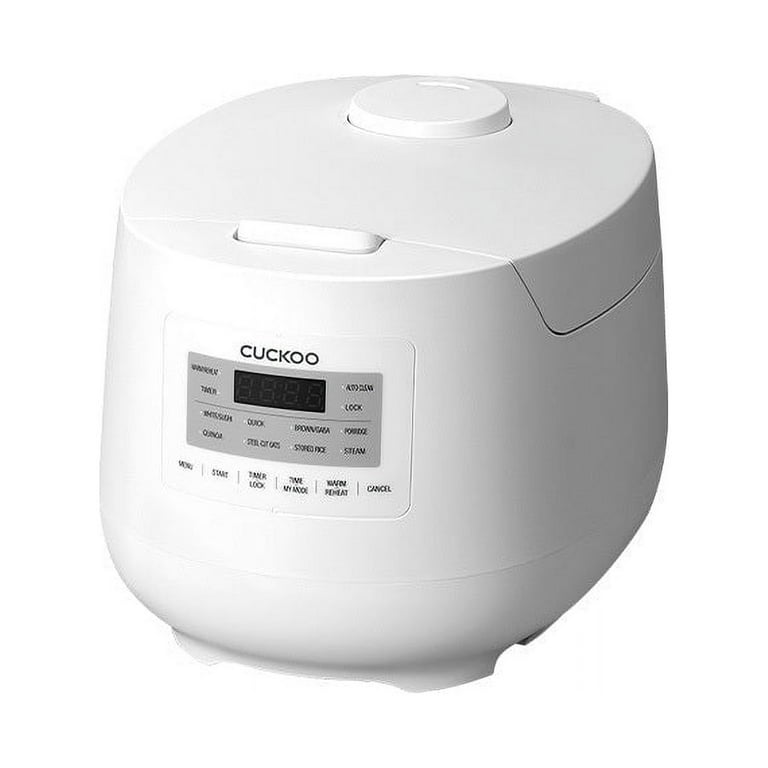 Cuckoo CR-0675F | 6-Cup (Uncooked) Micom Rice Cooker | 13 Menu Options: Quinoa, Oatmeal, Brown Rice & More, Touch-Screen, Nonstick Inner Pot | Gray