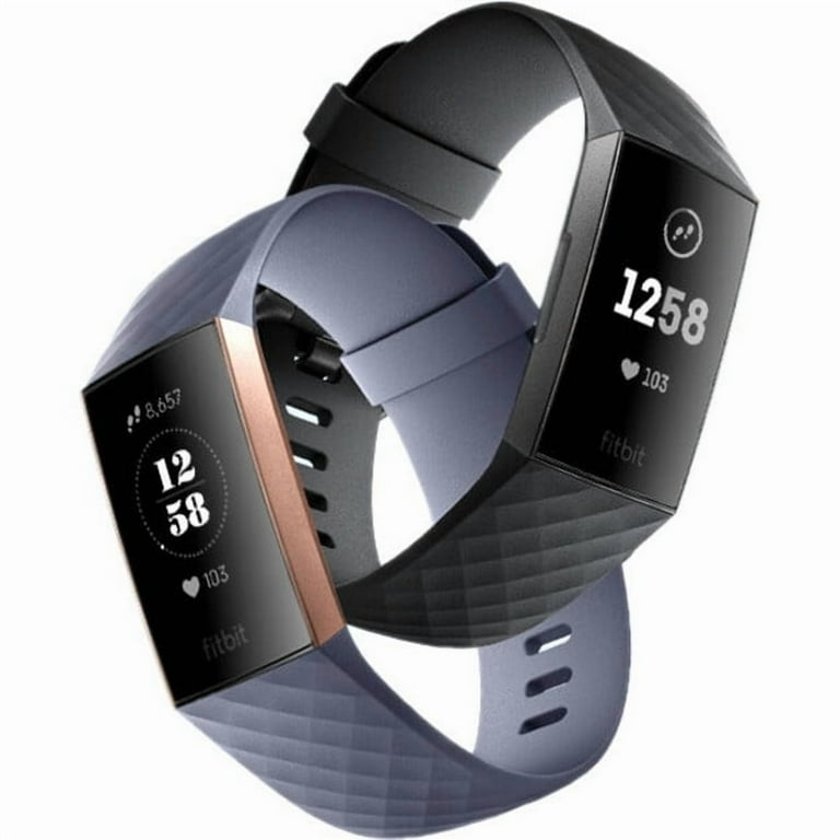 Fitbit Charge 3, Heart Rate Monitor, Wireless Wellness Fitness