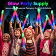 thumbnail image 2 of Barras luminosas de espuma Wellent Wellent, 55 unidades con 3 modos de destellos coloridos, 2 of 7