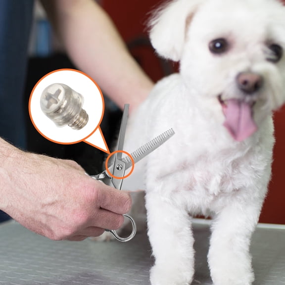 BESTYASH 10-Piece Pet Haircut Scissors Set with Damping Soft Rubber Handles, Grooming Accessories