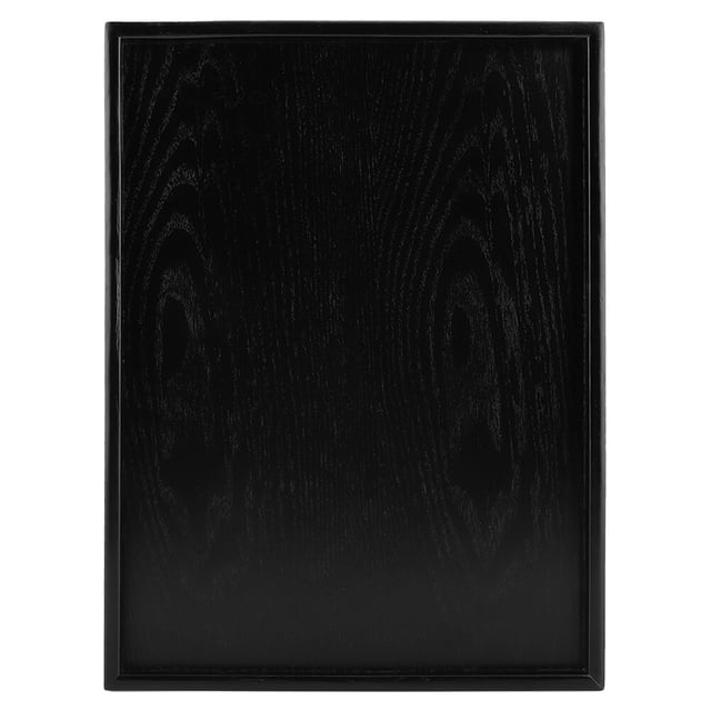 Tea Tray,Rectangle Shape Solid Wood Tea Coffee Snack Food Meals Serving Tray Plate Restaurant Trays(35 * 24cm)