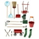 thumbnail image 2 of Juego de Mini herramientas de 14 Uds., herramientas de jardinería de simulación 1:12, Mini ornamento, muebles de jardín, herramientas múltiples,, 2 of 7