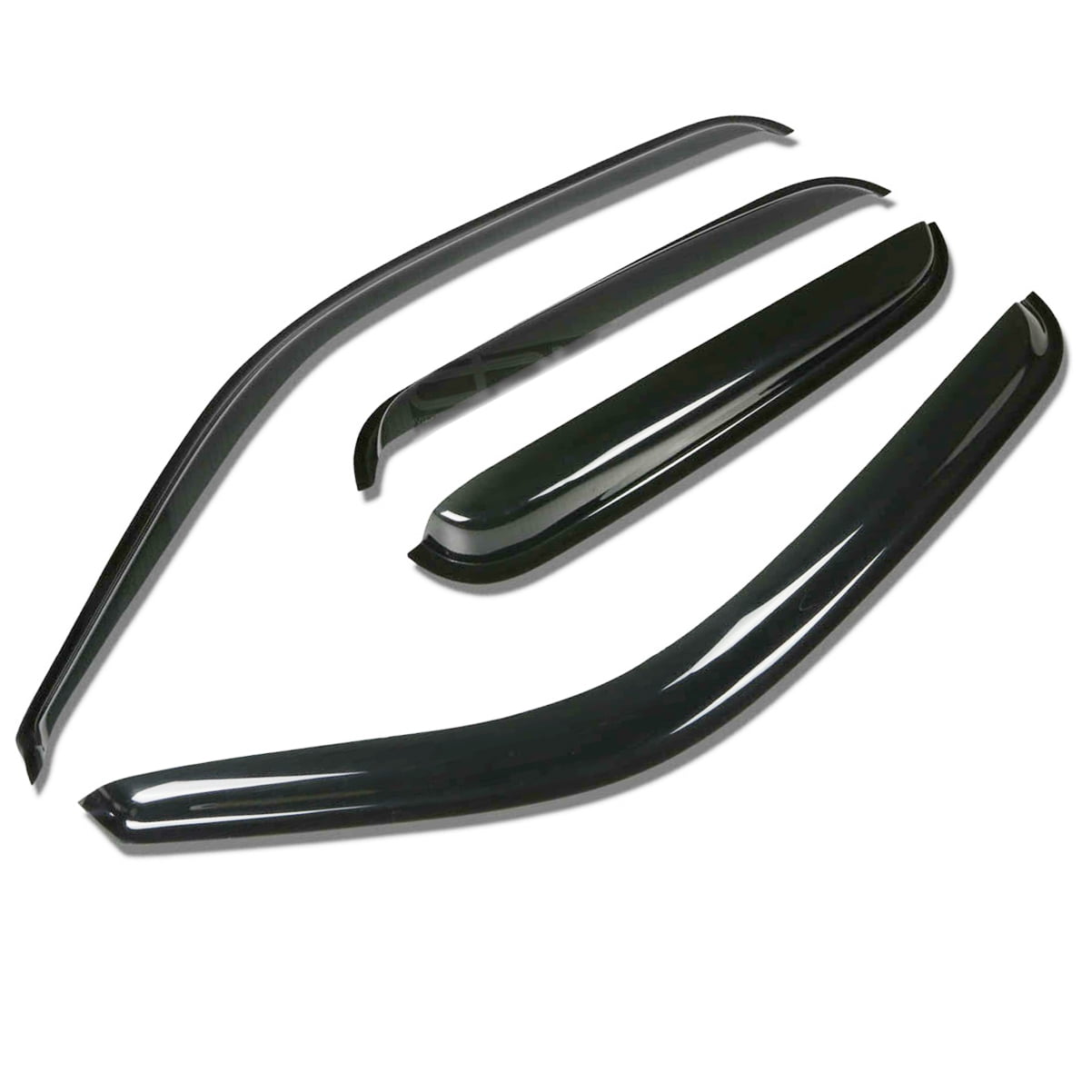 Fit for Chevrolet Silverado / GMC Sierra 1500 2500 3500 4-Door 1999-2007 Window Vent Visor Rain Deflector Sun Guard (4 Pcs)