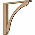 thumbnail image 3 of Ekena Millwork BKT02X17X17RERO 2.5 Po L x 17.75 Po P x 17.25 Po H Support d'Étagère Reece, Chêne Rouge, 3 of 3