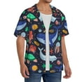 thumbnail image 2 of Goofa The Underwater World Printed Men's Casual Short-sleeved Shirt,Lightweight Breathable Button-down,Summer Casual men's top,Versatile Fashion shirt-X-Large, 2 of 7