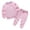 Pink, variant on Baby Boy Fall Clothes 1-12 Years Toddlers Girls Boys Fall Winter Solid Color Warm Thick Long Sleeved Sweatshirts Pants Set,Pink,3-4 Years