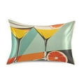 thumbnail image 7 of Yayeee Pillowcase Standard Size Set of 2 Satin Wrinkle Resistant Pillow Case, Green Glasses, 7 of 7