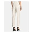 thumbnail image 2 of DKNY Womens White Short Length Pinstripe Cropped Pants Size: 6, 2 of 2