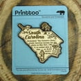 thumbnail image 1 of USA South Carolina State Map Wooden Magnet Souvenir Fridge Magnet Gift, 1 of 5