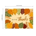 thumbnail image 4 of Modern Thanksgiving Cards / 24 Grateful Greeting Cards With Envelopes / 4 5/8" x 6 1/4" Fall Cards / 6 Festive Holiday Autumn Leaves Designs, 4 of 6