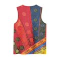 thumbnail image 5 of Hauts d'Été Décontractés pour Femmes Mode Imprimée Col Rond Ample Sans Manches, 5 of 5