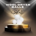 thumbnail image 2 of Natural Wool Dryer Balls - Earth Breeze Laundry Sheets Alternative - Wool Dryer Balls Laundry Reusable - Reduces Wrinkles, Energy Saving (4), 2 of 4