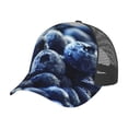 thumbnail image 7 of Picia Blueberry Pattern Trucker Hat,Baseball Cap,Sun Protection Cap,Stylish Headwear,Leisure Cap,Outdoor Sports Cap, 7 of 7
