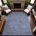 thumbnail image 6 of Addison Rugs Mayfield Premium Machine Washable Transitional Geometric Denim Rectangle Rug, 9' x 12', 6 of 6