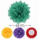 thumbnail image 5 of Xiao Hua 10 flores de gasa hechas a mano, flores de tela de gasa para adornos, diademas DIY, accesorios de flores, diadema de flores, azul, 5 of 5